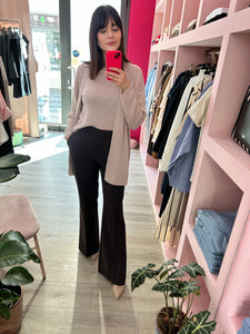 IMPERIAL - PANTALONE FLARE MORO