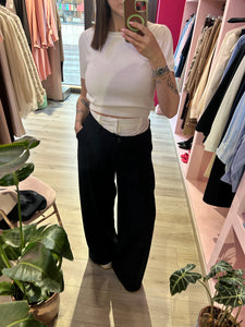 ELEH - PANTALONE SARTORIALE CON RISVOLTO