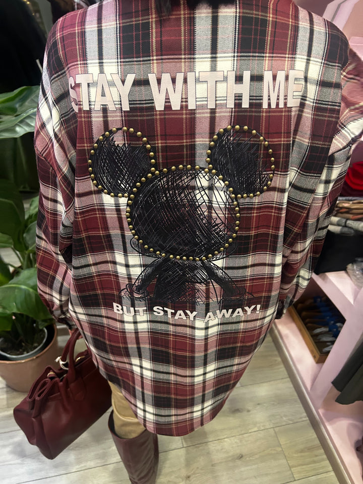 MOTEL - CAMICIA QUADRI MULTICOLORE