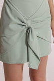 MINIGONNA FIOCCO VERDE MENTA - MIMI MUA