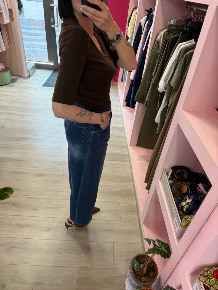 IMPERIAL - MAGLIA SCOLLO A V MORO