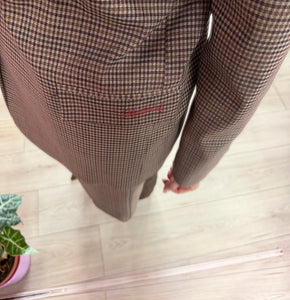 KOSTUMN - BLAZER IN MICRO PIED-DE-POULE