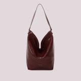MIMÌ - BORSA A SACCA EFFETTO COCCO BURGUNDI