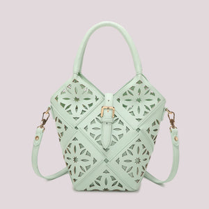 MIMÌ - BORSA CON MOTIVO TRAFORATO