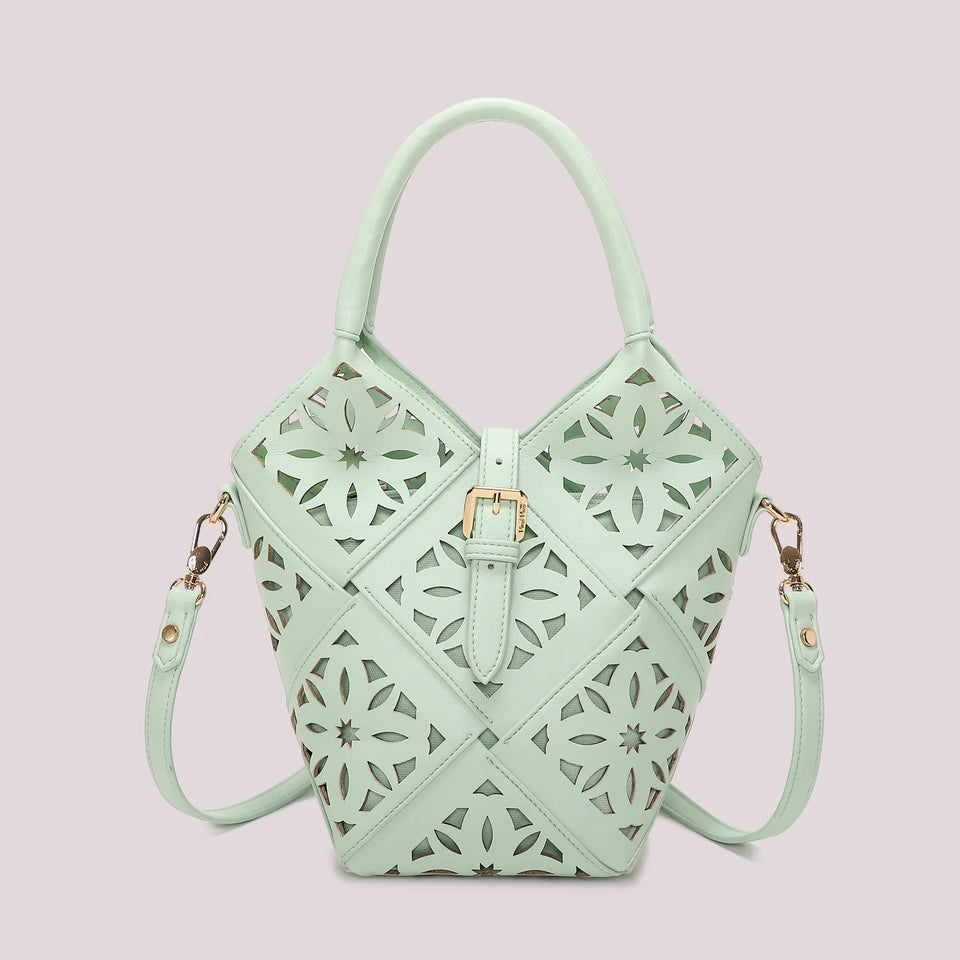 BORSA CON MOTIVO TRAFORATO - MIMI