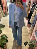 MOTEL - JEANS A PALAZZO CON DOPPIA CUCITURA