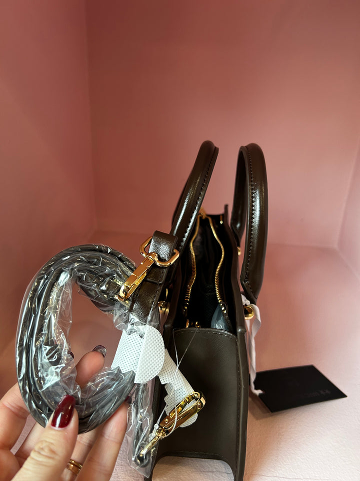 MARC ELLIS - BORSA TWIST MARRONE