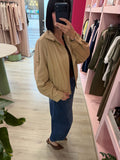 GIUBBOTTO IN ECO DAINO BEIGE - MOTEL