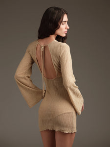 ABITO CORTO IN MAGLIA GOLD - COTAZUR