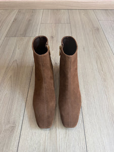 CARRANO - TRONCHETTO CUOIO E PELLE DARK BROWN