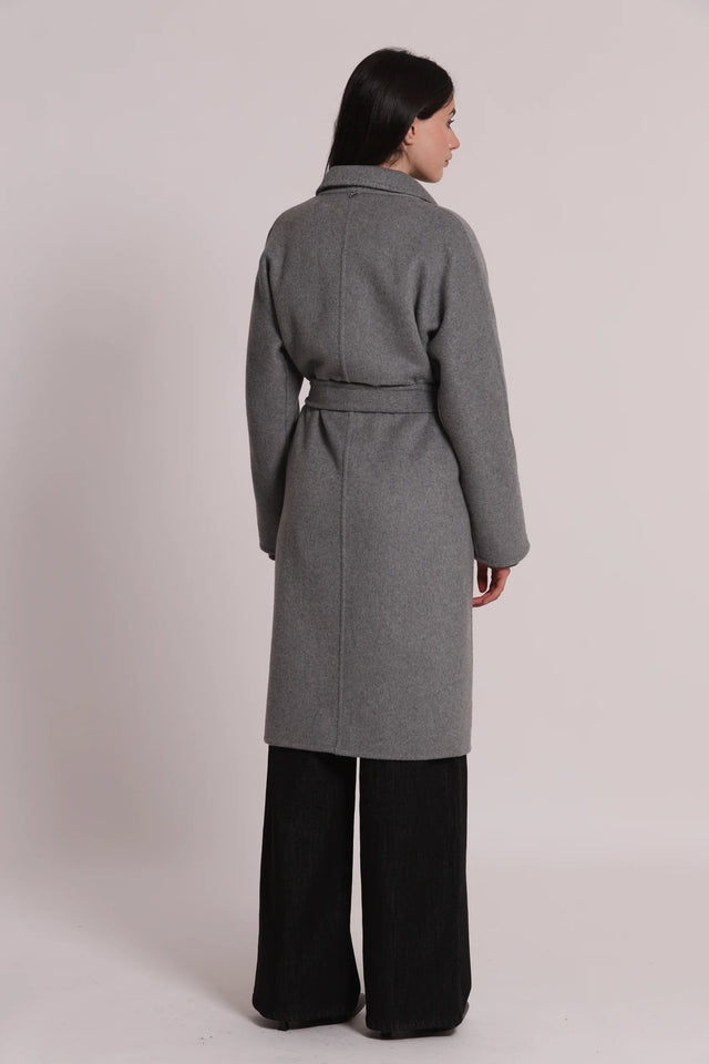 MIMÌ - CAPPOTTO MIDI CON CINTURA