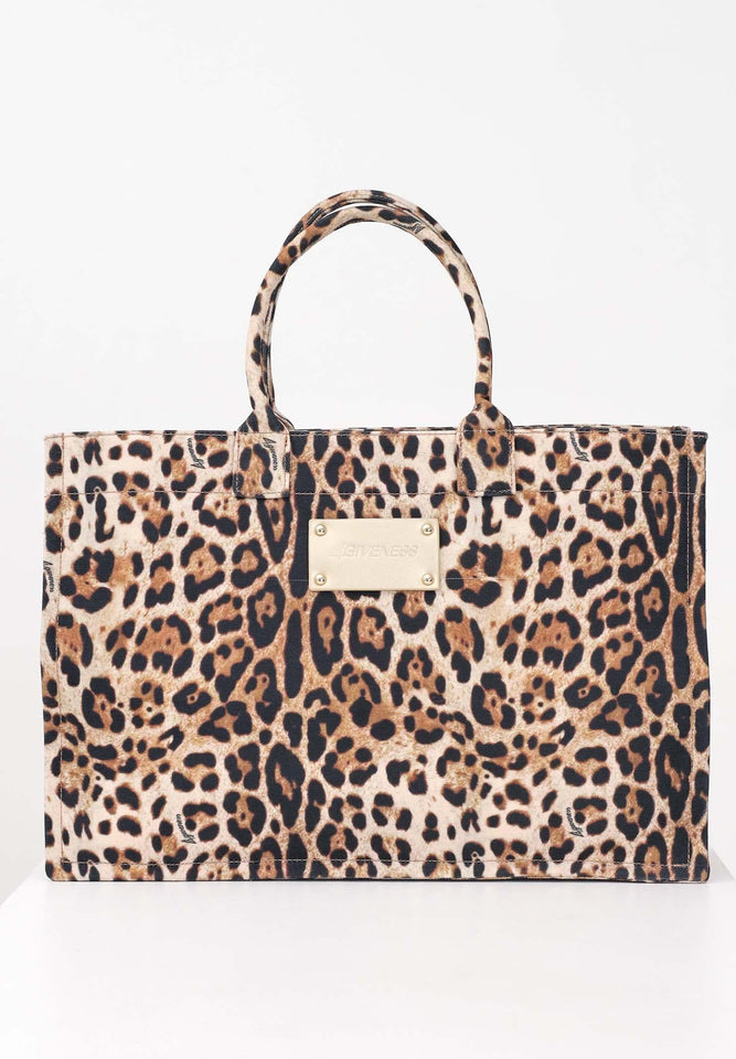 4GIVENESS - BORSA LEOPARD BIG