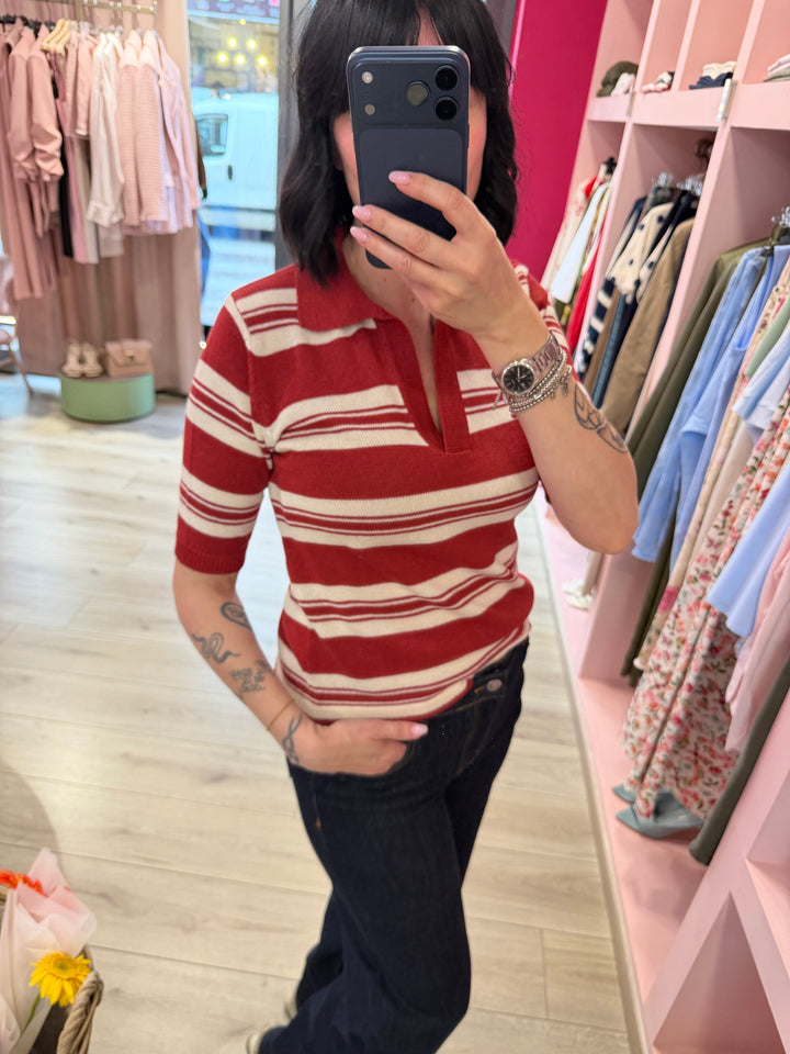POLO IN MAGLIA RIGATA - MOTEL