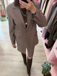 KOSTUMN - BLAZER IN MICRO PIED-DE-POULE