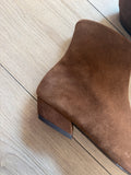 CARRANO - TRONCHETTO CUOIO E PELLE DARK BROWN