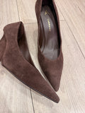 CARRANO - DÉCOLLETÉ IN SUEDE CON ZEPPA
