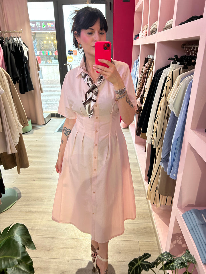 MOTEL - ABITO CHEMISIER CON FOULARD CIPRIA