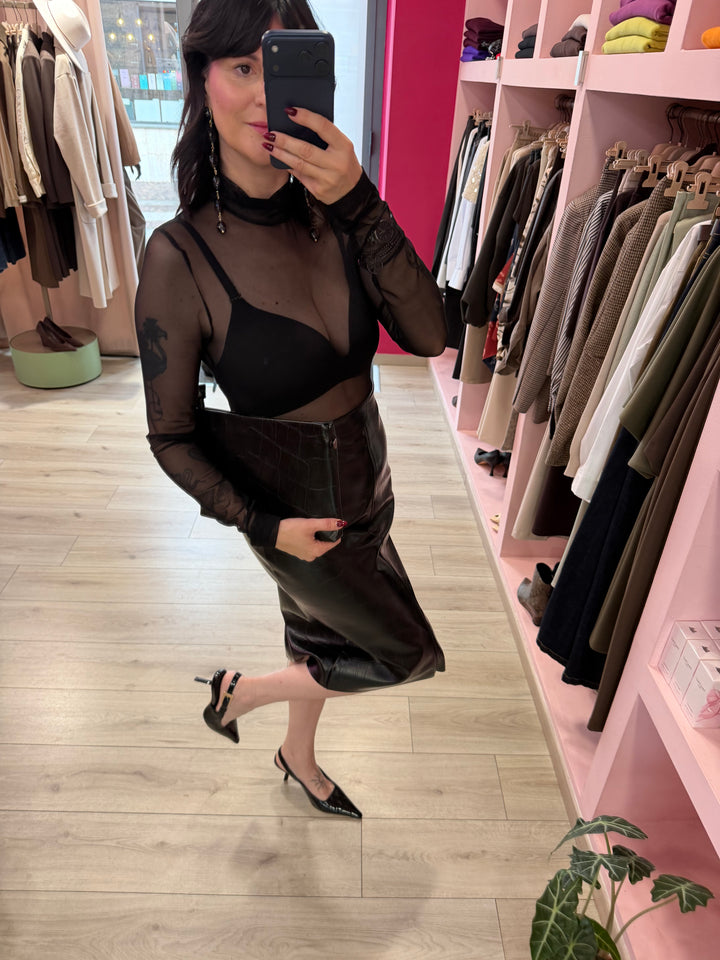 IMPERIAL - BODY TRASPARENTE IN TULLE
