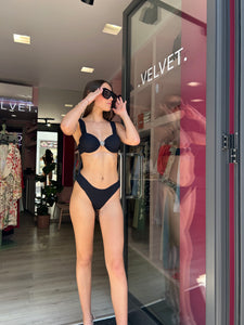 4GIVENESS - BALCONCINO E SLIP JAGUAR NERO