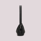 MIMÌ - BORSA CLUTCH MORBIDA CON CHIUSURA A SFERE NERA