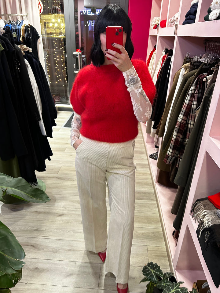 IMPERIAL - PULL MORBIDO ROSSO