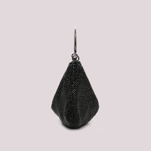 POCHETTE IN RETE DI STRASS NERA - MIMI