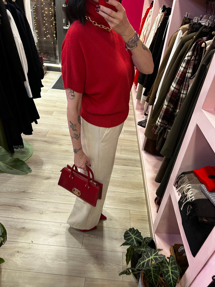 IMPERIAL - PANTALONE IN VELLUTO BURRO