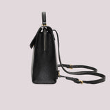 MIMÌ - ZAINO CON DETTAGLI SATINATI NERO