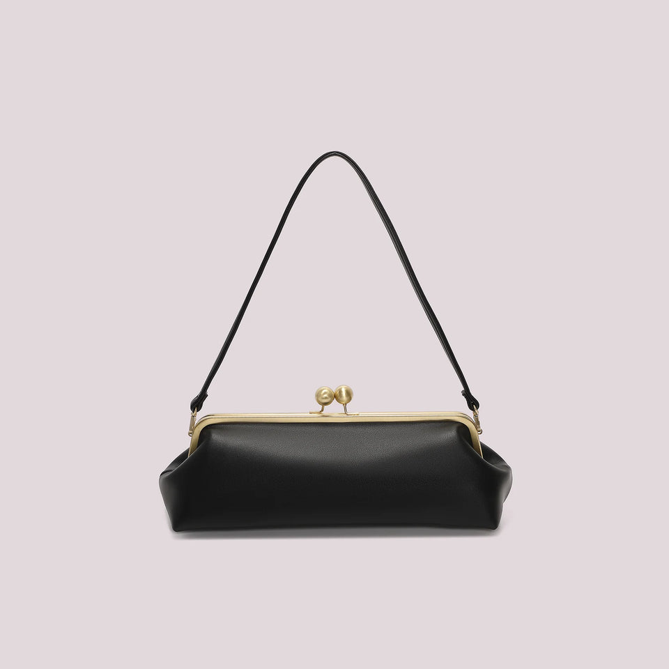 MIMÌ - BORSA CLUTCH LUNGA NERA