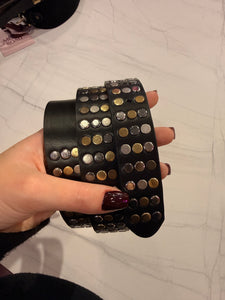 MEME ROAD - CINTURA CON BORCHIE NERA