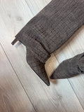 CARRANO - STIVALI IN SWEED EFFETTO COCCO