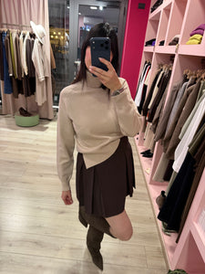 TENSIONE IN - GONNA CORTA CON PIEGHE MORO