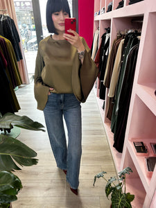 MIMÌ MUÁ - JEANS MICRO STRASS BLUE DENIM