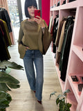 MIMÌ MUÁ - JEANS MICRO STRASS BLUE DENIM