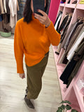 TENSIONE IN - MAGLIONE OVER ZUCCA