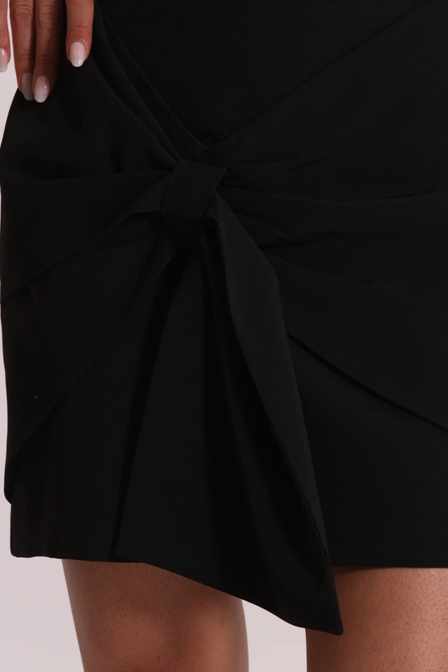 MINIGONNA FIOCCO NERO - MIMI MUA