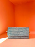 BORSA COCCO AZZURRA PASTELLO