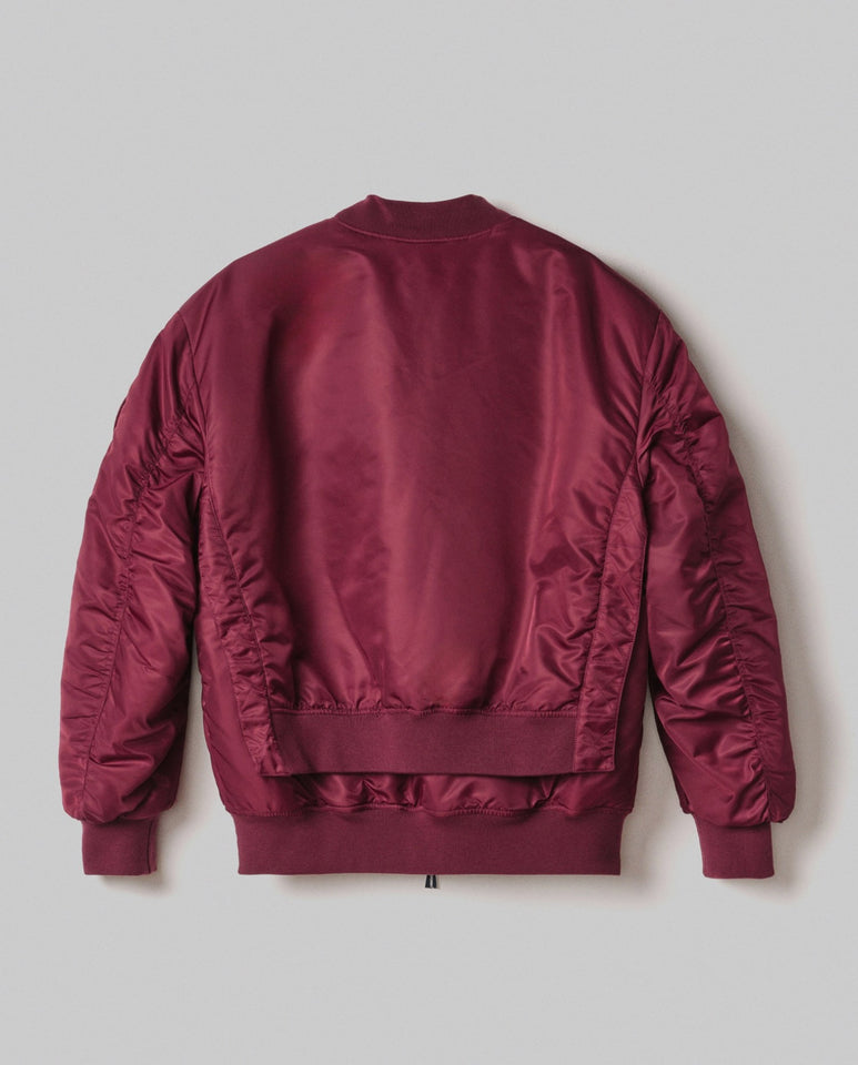 HINNOMINATE - BOMBER OVERSIZE BORDEAUX