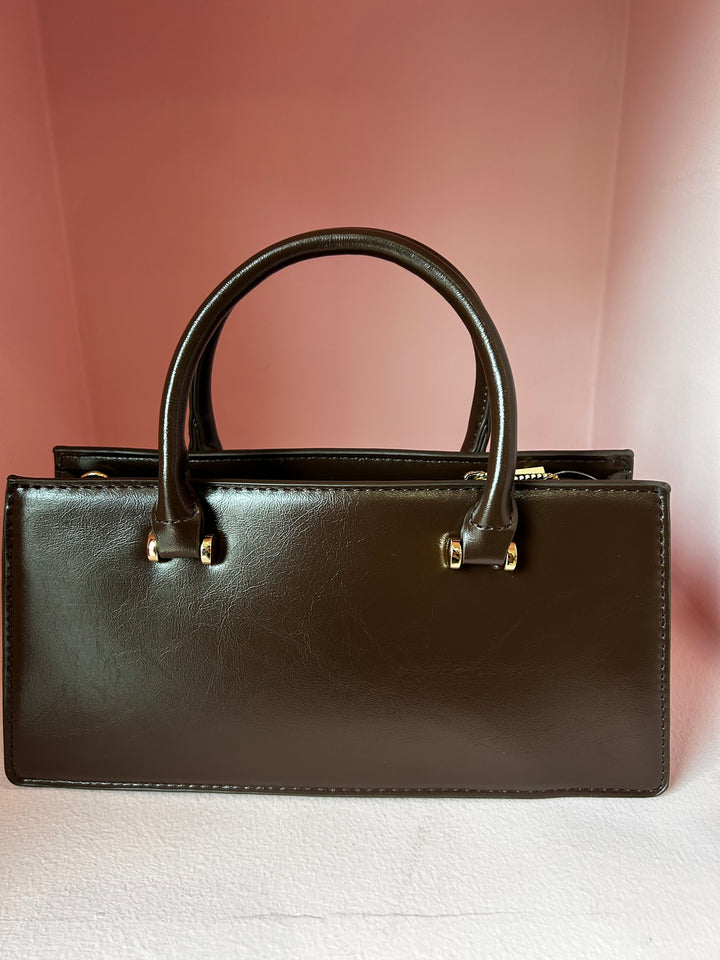 MARC ELLIS - BORSA TWIST MARRONE