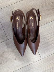 SLINGBACK CON FIBBIA ORO - CARRANO
