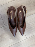 SLINGBACK CON FIBBIA ORO - CARRANO