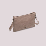 MIMÌ - BORSA A BUSTA EFFETTO COCCO TAUPE