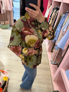 CAMICIA FLOREALE IN VISCOSA - MOTEL