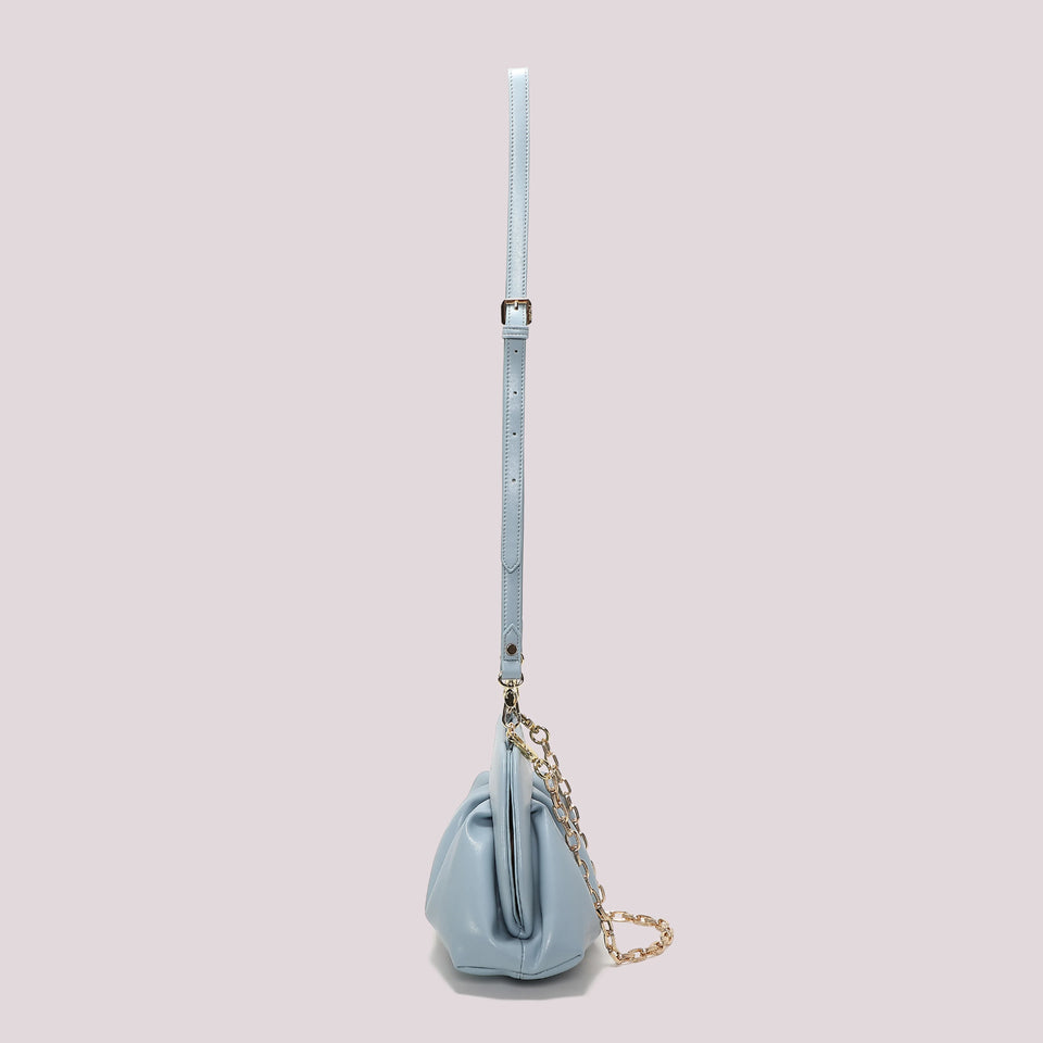 MIMÌ - CLUTCH BOMBATA CELESTE