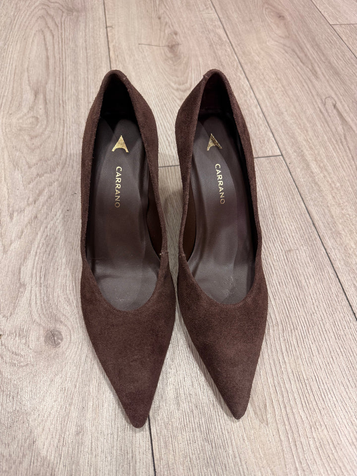 CARRANO - DÉCOLLETÉ IN SUEDE CON ZEPPA