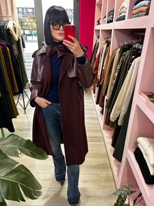 MEME ROAD - CAPPOTTO TRENCH PANNO & ECOPELLE