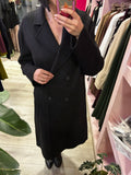 CAPPOTTO IN MISTO LANA NERO