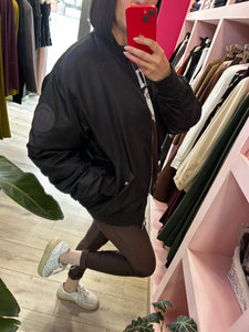 HINNOMINATE - BOMBER OVERSIZE NERO