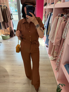 JUMPSUIT TABACCO - MIMI