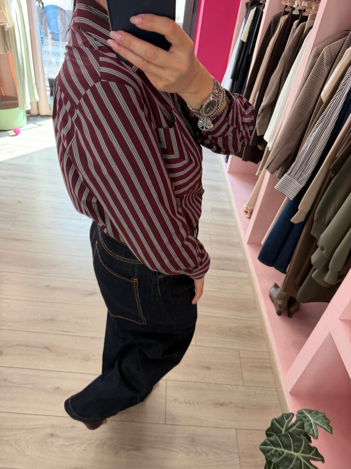 IMPERIAL - CAMICIA A RIGHE CON COLLO CLASSICO E TASCHINO